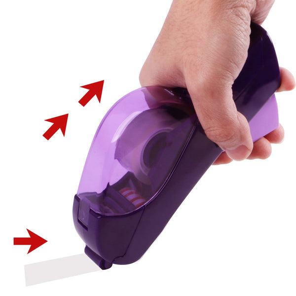 Baumgartens Handheld Tape Dispenser PURPLE Includes 1 Roll of Tape (20314)