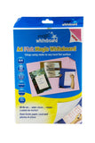 Magic Whiteboard Letter-sized 20 Sheets PINK (8.25” x 11.75”) Portable Dry-Erase Surface (MW1223)
