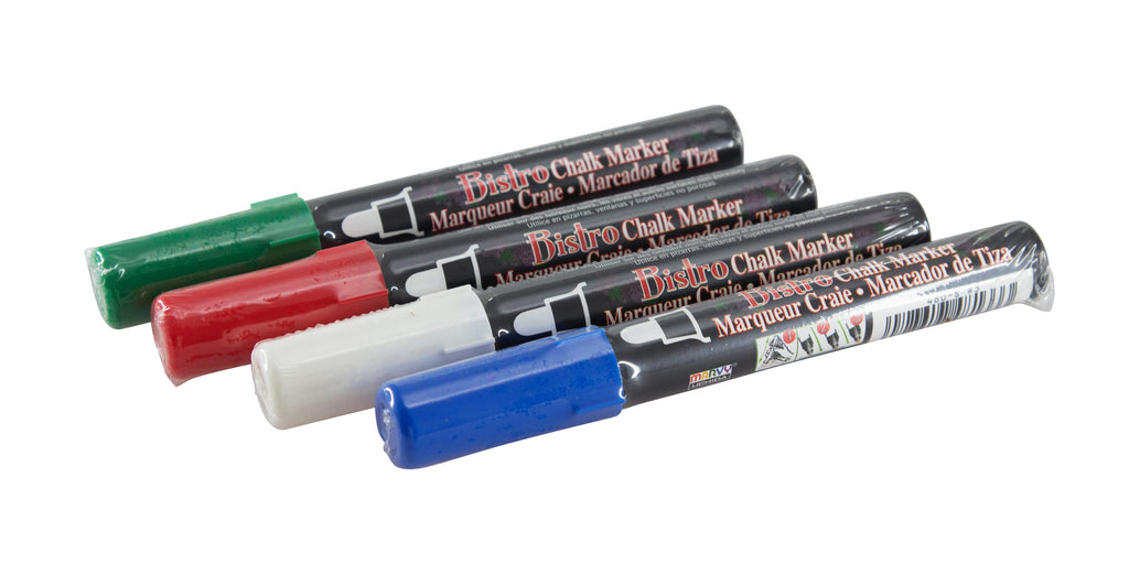 White/Red/Blue Dry-erase Chalk Markers 10 Pack Chalkboard Markers