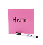 Magic Whiteboard Sticky Notes Pad PINK 50 Sheets (4”x4”) Portable Dry-Erase Surface (MW1353)