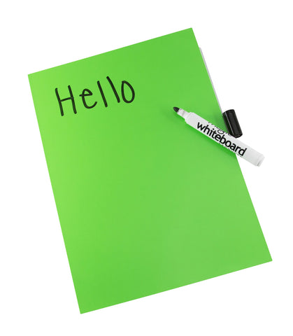 Magic Whiteboard Letter-sized 20 Sheets GREEN (8.25” x 11.75”) Portabl – Magic  Whiteboard Products