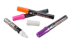 Uchida Bistro Chalk Markers Dry Erase Markers | PINK ORANGE YELLOW PURPLE | Erasable (MW5324)
