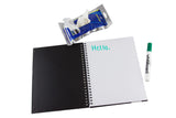 Magic Whiteboard LARGE Magic Notebook (8.5” x 11.75”) Portable Dry-Erase Surface (MW1440)