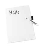 Magic Whiteboard Letter-sized 20 Sheets WHITE (8.25 x 11.75) Portable Dry-Erase Surface  (MW1220)