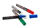 Uchida Bistro Chalk Markers Dry Erase Markers | RED BLUE WHITE GREEN | Erasable (MW5314)