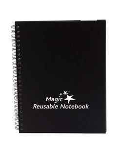 Magic Whiteboard LARGE Magic Notebook (8.5” x 11.75”) Portable Dry-Erase Surface (MW1440)