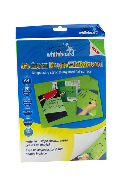 Magic Whiteboard Dry Erase Markers | BLACK BLUE GREEN RED | Low-Odor |  Non-Toxic (MW5204)